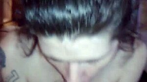 amateur homemade pregnant girl takes deepthroat on my thick 8 inches uncut cock in pov