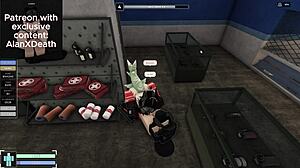 uhh found this precious girl and fucked her wild in roblox criminality condo... her tits and pussy felt so good