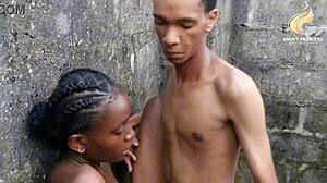 African adam and eve explore a romantic softcore story in ebony setting with gentle first time encounters