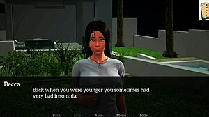 group of brunette teen amateurs with big tits play game alongside blonde milf redhead in homemade setting