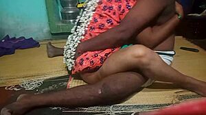 i feel so hot fuckin this indian aunty as her step boy friend in bedroom close-up action