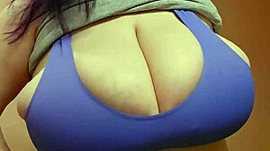 Whoa, check out this huge titty Sarah getting all wild