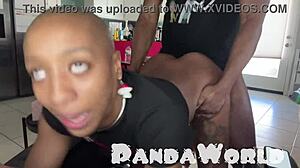 Bald Ebony Anal Submissive Slut Gets Asshole Destroyed by Monster Big Black Cock