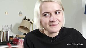 luisa experiences a powerful squirting orgasm in her solo session, drenching everything around her with intense pleasure.