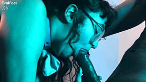 I Feel So Desperate Craving Brunette Latina Pussy and Feet with Wet Licking Fetish Domination Using Toys and Vibrator