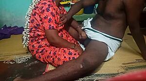 i feel so hot fuckin this indian aunty as her step boy friend in bedroom close-up action