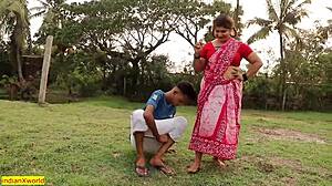 Beautiful Village Girl Engages In Hardcore Fucking With Clear Audio In Outdoor Ranch Setting For Creampie Finish!