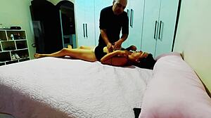 Stepdaughter Is Caught And Has To Give In To Her Stepfathers Wishes With Anal Double Penetration