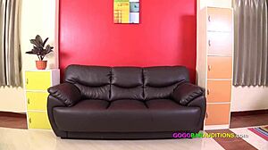 these thai tits were way bigger than ddds during her bangkok casting on the sofa