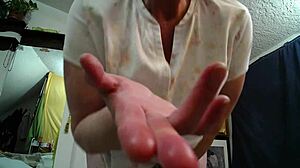 oh wow, 1075 dawnskye1962 here presentin' a vid for mario with kisses, teasin', and fuckin' my wet pussy usin' a dildo in this retro style