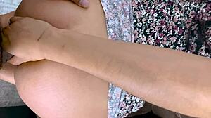 Amateur Latina Skinny Slut In Skirt Gets Anal Fisting And Creampie With Ass To Mouth Licking Outdoors