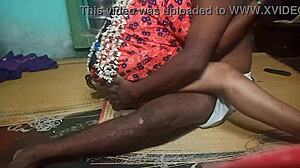 i feel so hot fuckin this indian aunty as her step boy friend in bedroom close-up action