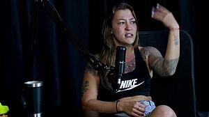 Hey, this safada does a sensual stripper showing her tits after chatting about never suggesting a transsexual and losing virginity - Flor de Damiana on Sheer Red.