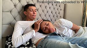 Padrastro Pervertido Mete La Polla En Mi Boca Hasta Corrense With Cumshot And Tattoo