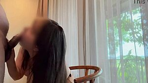 thai chubby girl in bikini gets bent over doggystyle