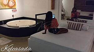 First meeting with a single guy after getting caught on security camera, we end up at the motel.