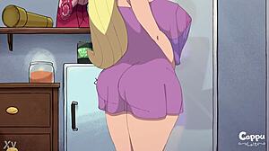 why is pacifica giving handjob to that big cock with her big tits?