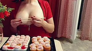 i went on a date with my stepmom who has a fat ass and shaved pussy she showed up without panties her naked tits are incredibly beautiful