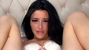 Slutty American exchange student, you think fingering yourself to squirting orgasm on webcam is hot?