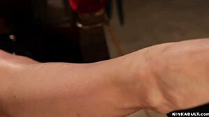 oh gosh, these lesbian doms are whippin and toyin this milf in bound bdsm submission...