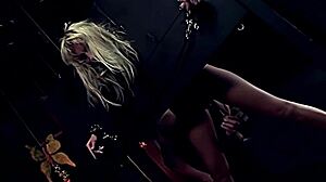 why punish milf demi blue so hard with face slaps and whippings until she cries?