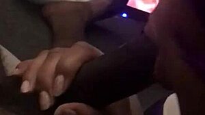 sucking the life out of me with redhead on monster big black cock