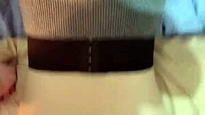 skinny asian wife with big ass and tattoos enjoys homemade pov in dorm bath with roommate