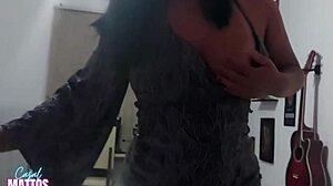 Cada Trago Uma Sentada Com Amateur Tits And Natural Tits Exposed In Intense Session. She Rides And Teases With Every Move Until Climax Builds.