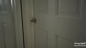 i caught my step sister masturbating and filled her full of cum after she begged to fuck her tight pussy and ass with squirting creampie in pov