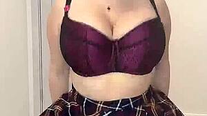 this neighbor with natural tits came to your room, so what are you going to do with her?