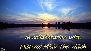 punishment for pee maniac involves femdom milf toilet fetish with tattoo bdsm pov outdoors