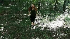 punishment for pee maniac involves femdom milf toilet fetish with tattoo bdsm pov outdoors