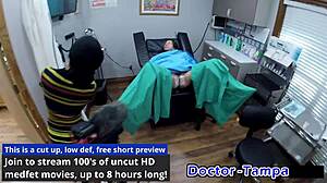 i tried out a foley catheter with dr tampa in latex gloves