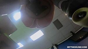 pawg daisy stone picks up a stranger for some quick fun in sneakers