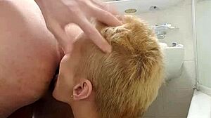 German prostitute milf whore sandra rimming ass licking and facefuck!