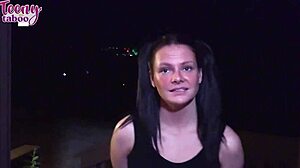 anal CREAMPIE for daisy garcia who joins cheerleader squad after fucking seth in lingerie