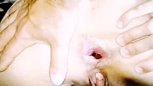 Power Sex with Skinny Mature Latina Milf Anal Close-up