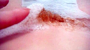 hey annie, loving that body bath with monster comfy bubbles and hairy pussy fingering?