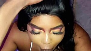 Beautiful young girl tricked into casting for blonde ebony creampie