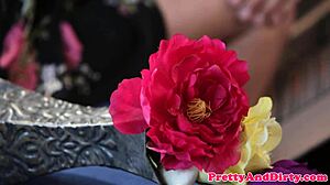 cheating babe gets dominated with rough bent over doggystyle and facial in erotic piercing tattoo scene