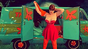 What if Granny Velma Dinkley gets haunted by a mystery fuck ending in creampie?