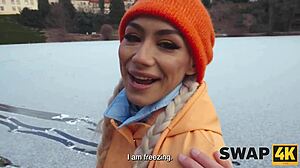 I watched my boyfriend in kinky threesome with hot girl