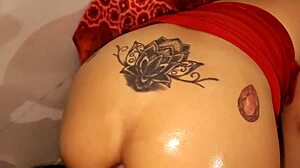 Milf Experiences First Tight Anal Creampie On Sofa