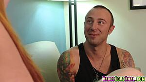 Lauren phillips sucking chads big cock deep throat