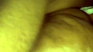 Sleeping ebony wife with big ass wet pussy fucked by lover with big cock