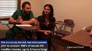 Watch Out, Troubled Teen 18+ Yesenia Sparkles Faces Treacherous Treatments with Screaming Orgasms in Latex Gloves and Handcuffs!