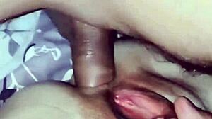 Power Sex with Skinny Mature Latina Milf Anal Close-up