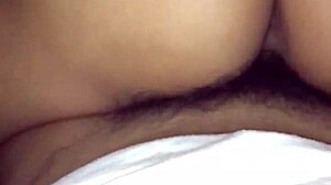 Hey, I'm riding my girlfriend's big ass hard! 😈