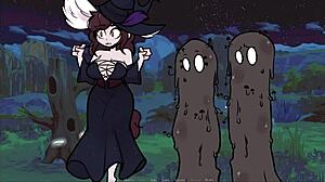 Maeve istražuje javnu akademiju u outdoor crtanom avanturističkom jebanju