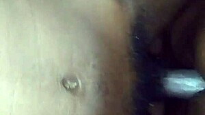 big ass ebony milf in lingerie bounces on cock then gets pounded homemade style